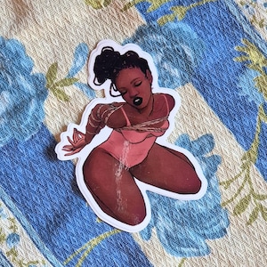 Vynil collector sticker pink#3