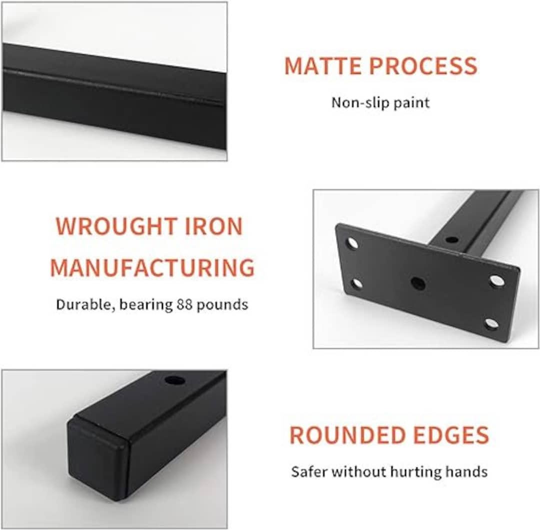 Floating Shelf Brackets 8 Inch Heavy Duty Shelving Brackets Etsy