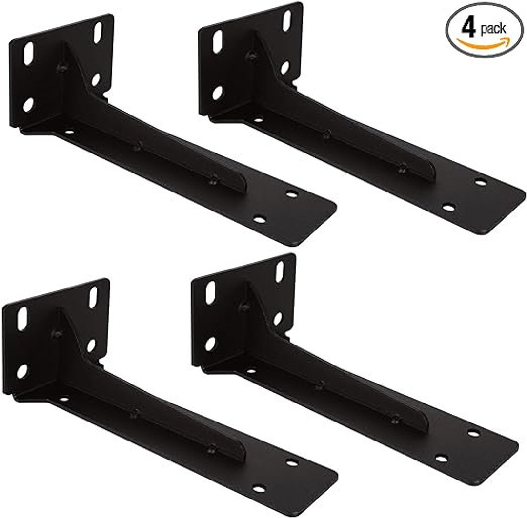 4 Pack Shelf Bracket 8 Inch Heavy Duty Shelf Brackets Etsy