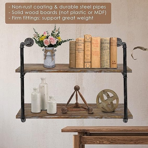 Galvanized Pipe Shelves Etsy