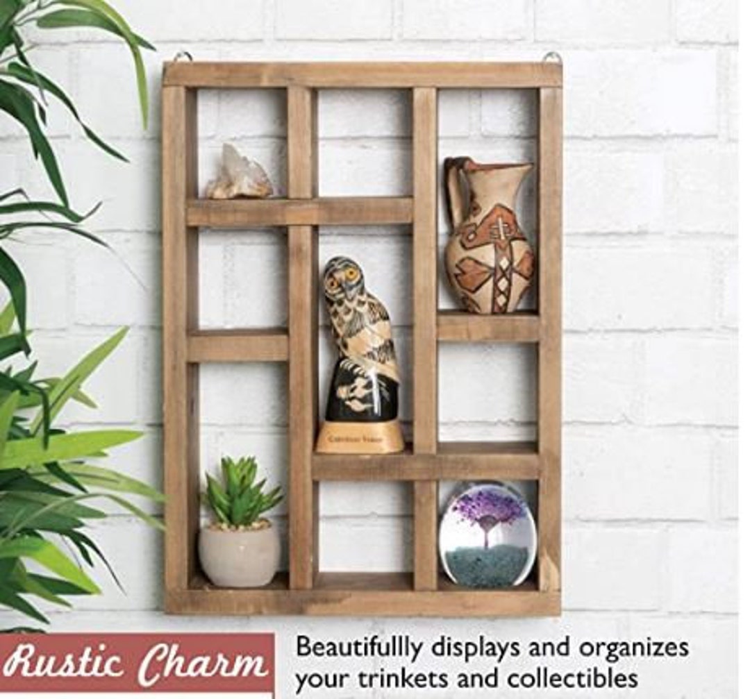 Rustic Wood Knick Knack Floating Shelf Barnwood Wall Mounted Etsy
