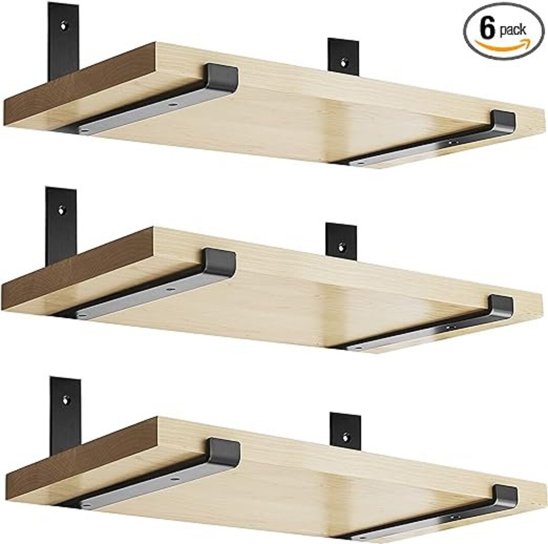 10 Shelf Brackets With Lip match 9.25 Board 6 Pcs J Etsy