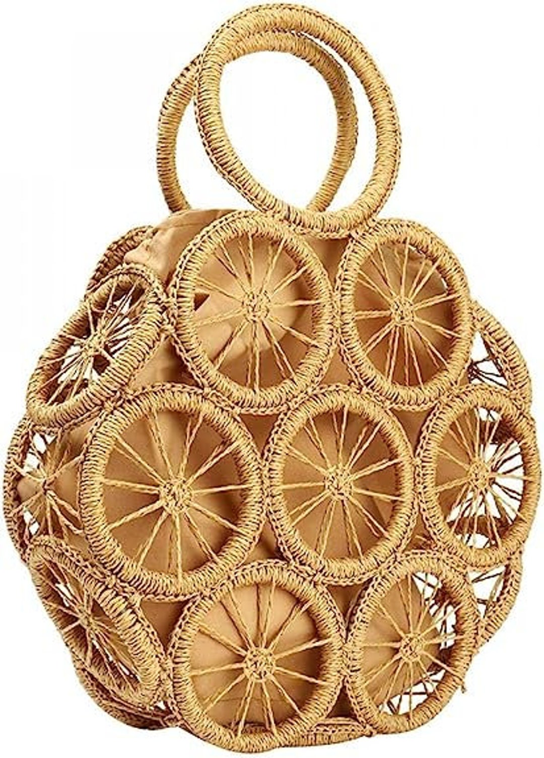 Womens Large Straw Bags Beach Tote Bag Handwoven Hobo Bag Etsy