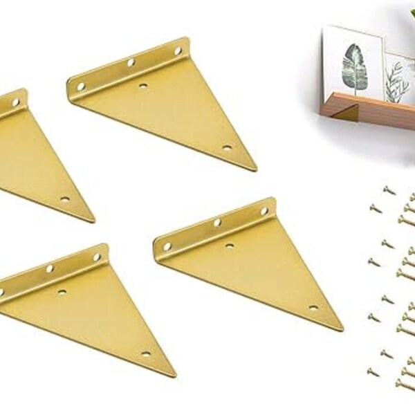 Gold Pipe Shelves Etsy