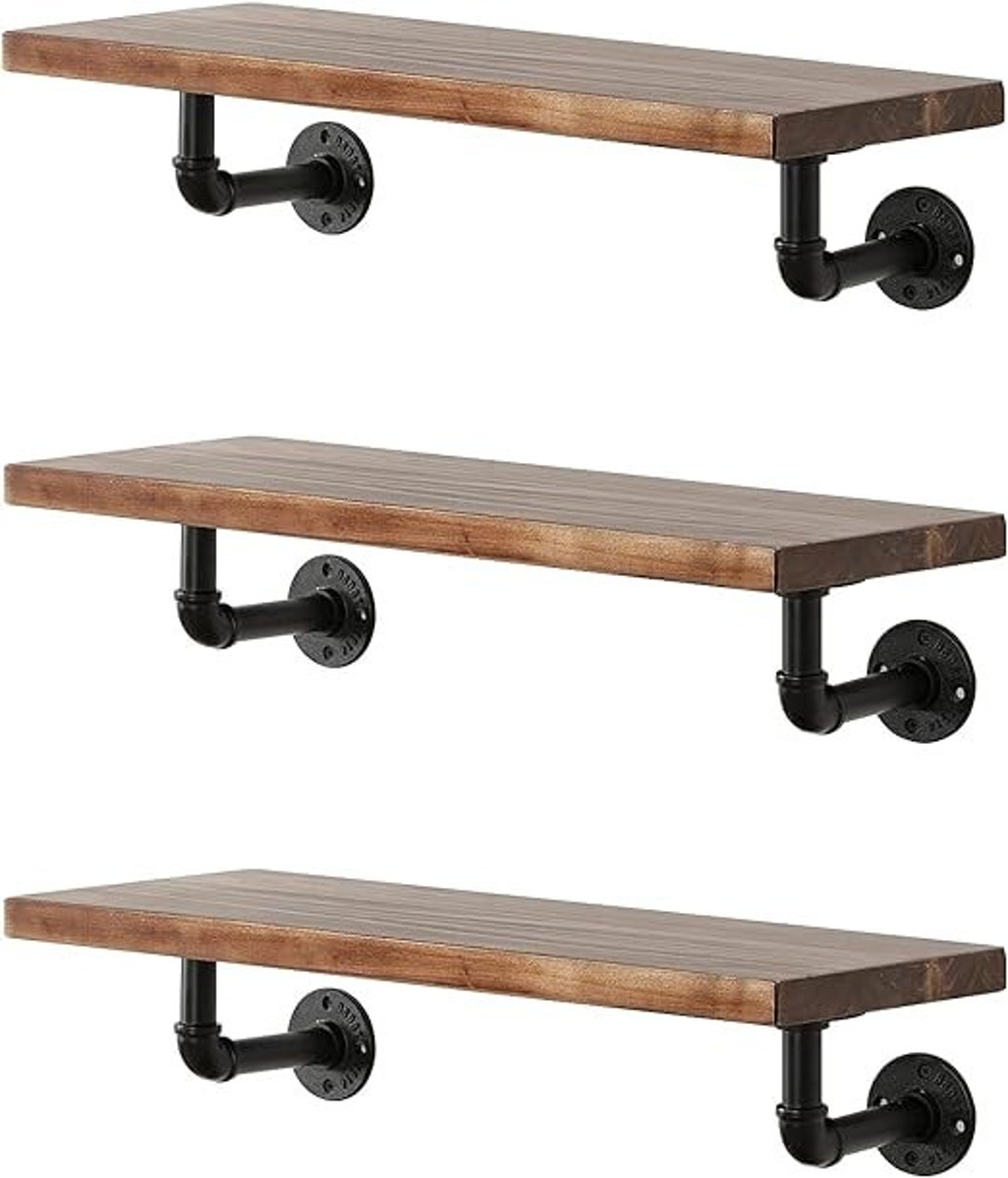 Wall Hanging Shelf Brackets Heavy Duty Rustic Floating Shelf Etsy