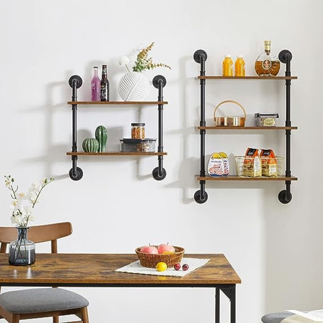 Shelf Wood DIY Bookshelf Storage Shelves for Living Room Etsy