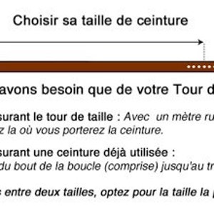 Ceinturon en cuir noir pour homme ou femme, ceinture de qualité fait main en France, accessoire de mode en cuir image 7