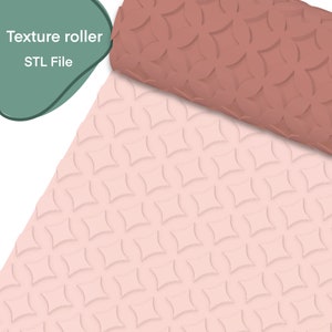 Stars Roller | Seamless Polymer Clay Texture Roller | Digital STL File | Polymer Clay Tools
