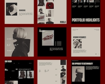 Bold Instagram Templates | Creative Instagram Templates |Instagram Template Canva |Business instagram templates | Canva Editable| Minimalist