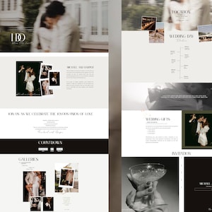 wedding website template | wedding website | wedding website design | showit website template | showit website | luxury wedding |