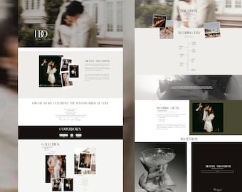 wedding website template | wedding website | wedding website design | showit website template | showit website | luxury wedding |