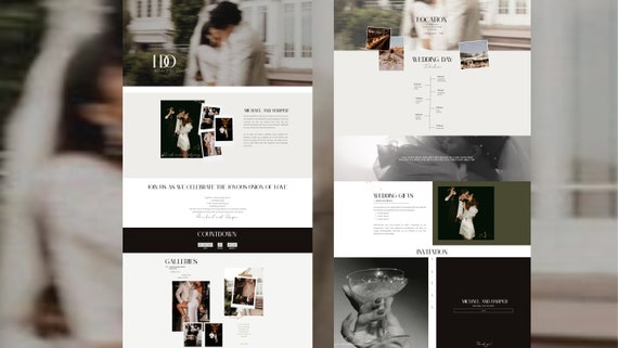 wedding website template | wedding website | wedding website design | showit website template | showit website | luxury wedding |