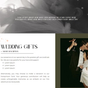 wedding website template | wedding website | wedding website design | showit website template | showit website | luxury wedding | image 8