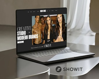 Showit Website Template | Modern Design | Customizable Showit Website | Easy-to-Use Showit Website Template | Professional Showit Website