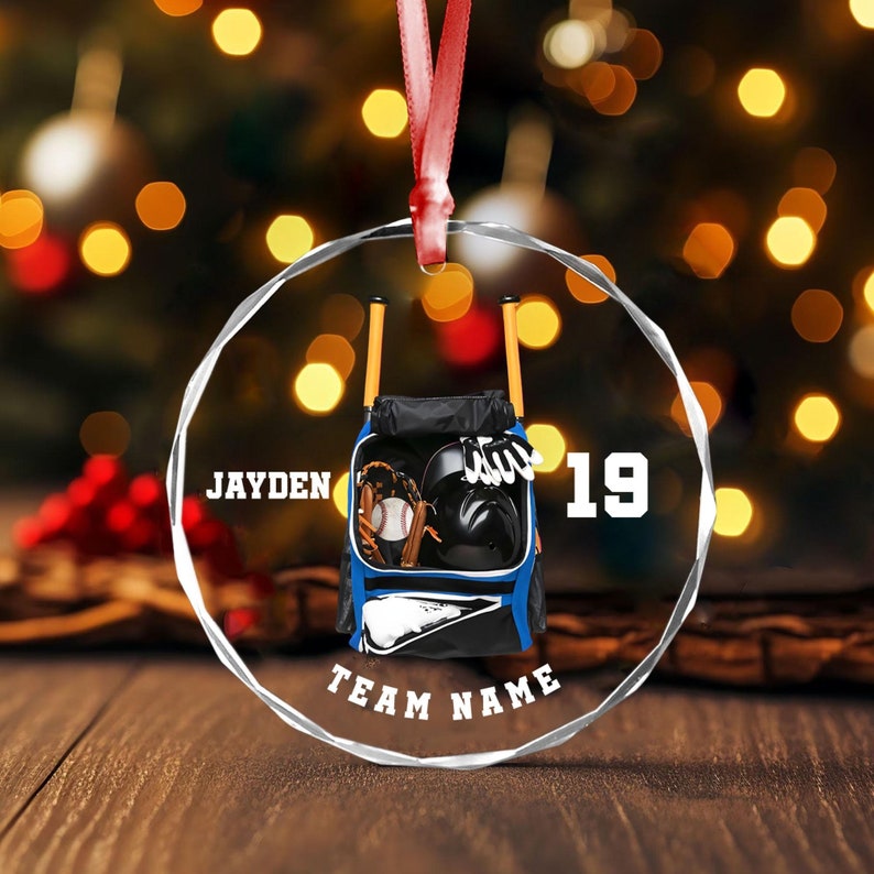 Baseball Bag 2024 Christmas Ornament, Baseball Lover Gift, Baseball