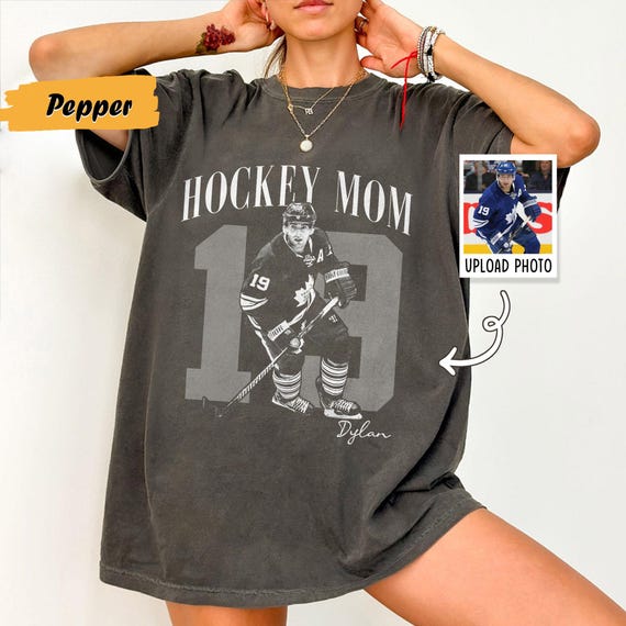 Hockey Mom Sweatshirt, Hockey Mom Hoodie,Personalized Hockey Hoodie,Hockey Sweatshirt for Mom, Custom Hockey Mom,Hockey Mom Gift,Hockey Gift