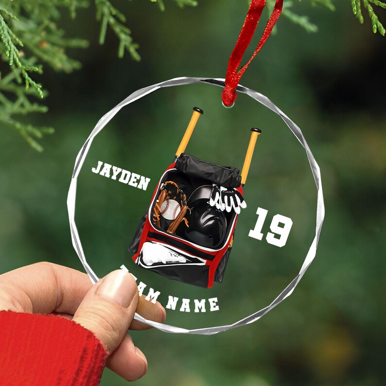 Baseball Bag 2024 Christmas Ornament, Baseball Lover Gift, Baseball