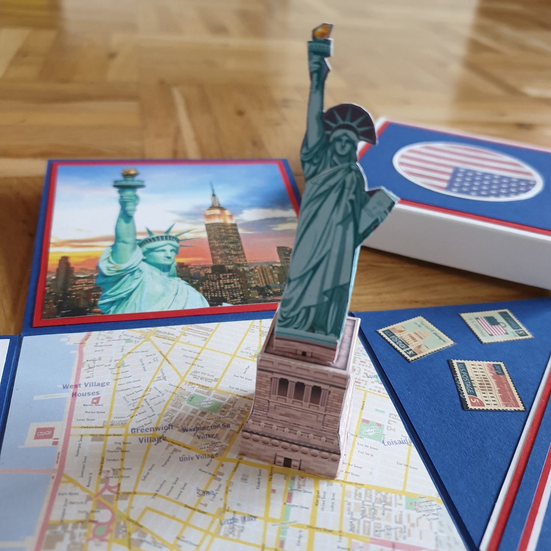 Liebessa 3D Pop-Up Karte New York City – Spektakuläre WOW-Karte Zum Verschenken