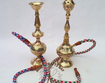 ANTIQUE YEMENITE SHISHA Early 20th Century Islamic Hookah 