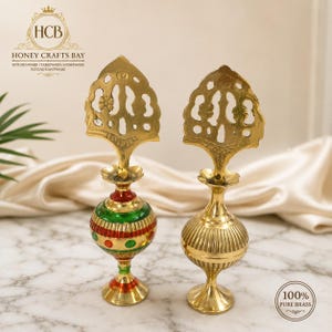 Vintage Brass Surmadani, Traditional Handmade Middle East Empty Brass Sormeh Container, Islamic Kohl Holder, Antique Surma Bottle