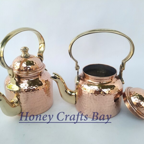 Copper Tea Pot Etsy