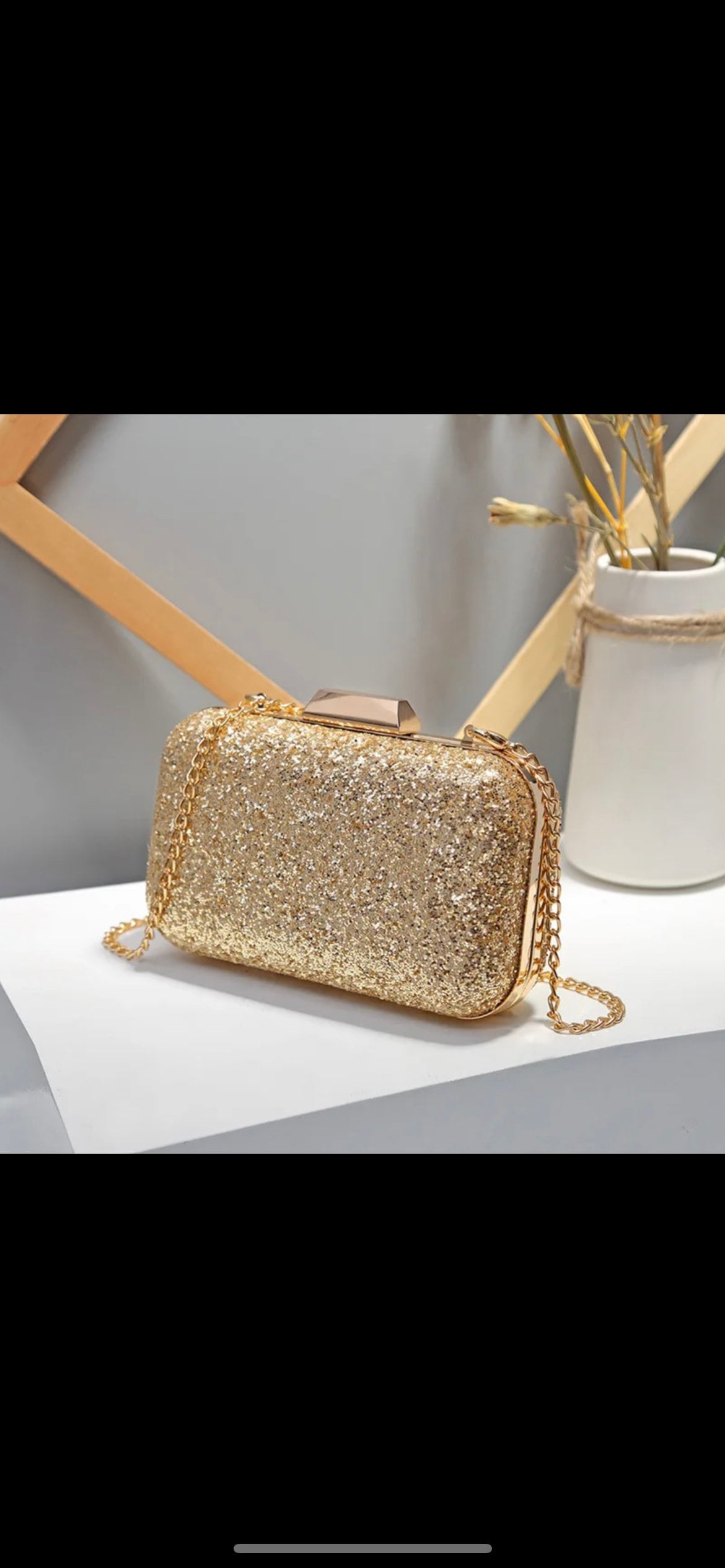 Glitter Rhinestone Evening Box Bag, Trendy Ruched Handle Cylinder