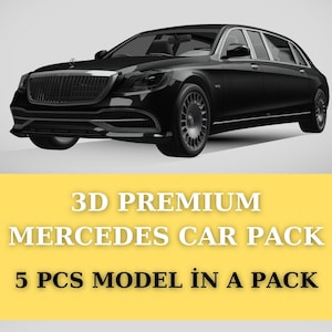 3d stl mercedes car