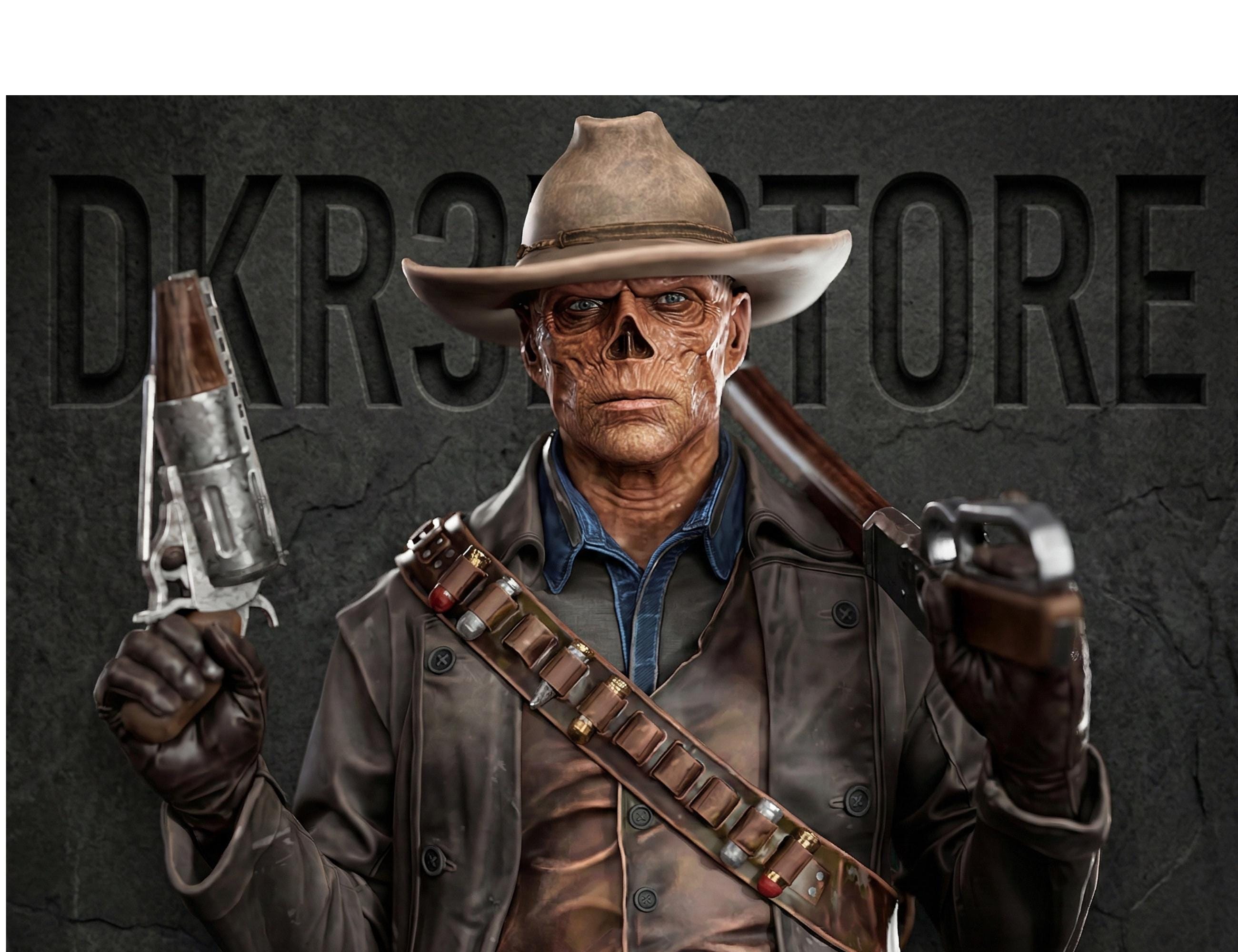 Gunstringer Puppet Zombie Zombie Gunslinger STL | Wasteland Drifter 3D Model | Detailed Western ...