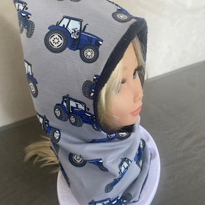 Reversible cap -Slip cap -Scarf cap tractor