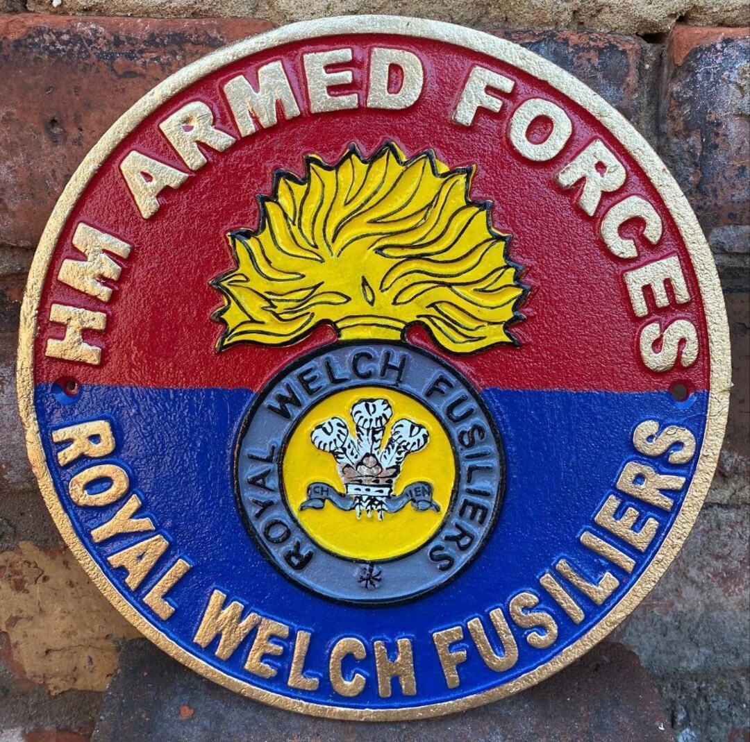 HM BRITISH ARMY エンブレム プレート Us Army Metal Signs Grenadier Guards Solid Cast Iron Wall Sign