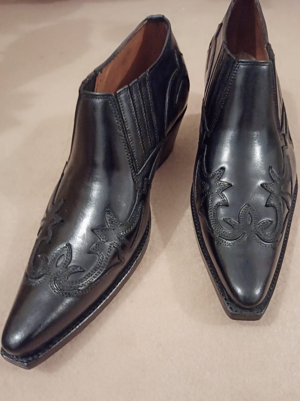 mens black western boots