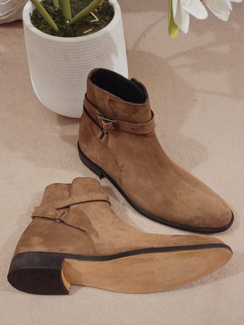 mens light tan boots