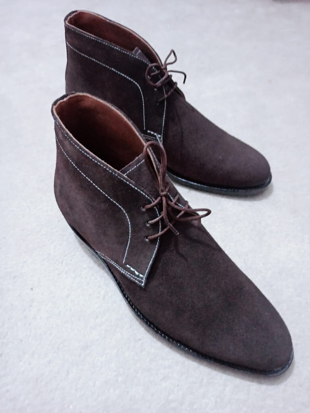 mens brown suede chukka boots