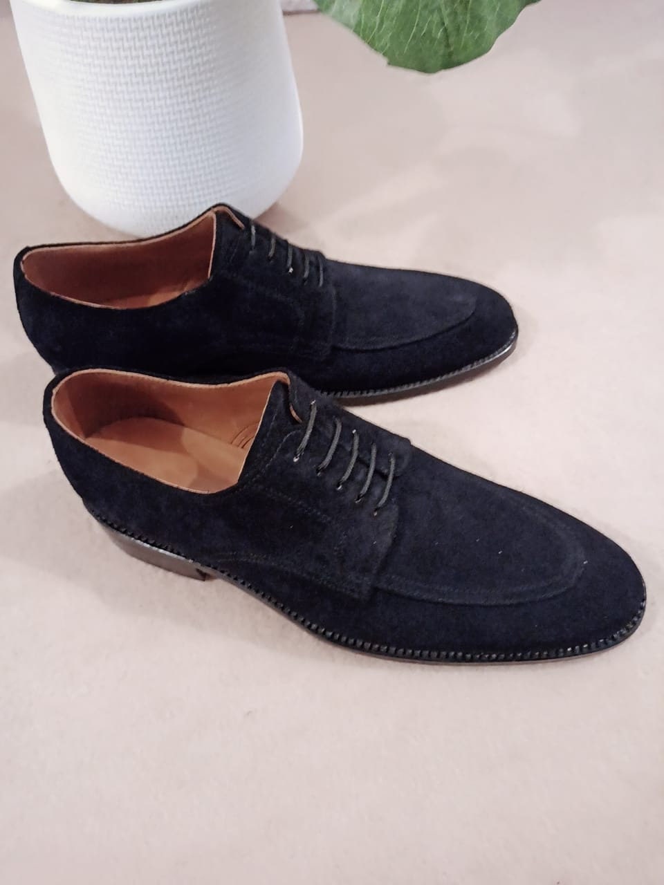 Black Suede Dress Shoes for Men Black Casual Shoes