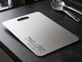 Pure Titanium Stainless Steel Cutting Board - Customized Anniversary Gift - Engraved Kitchen Decor - Double Sided Nonstick - Couple Present