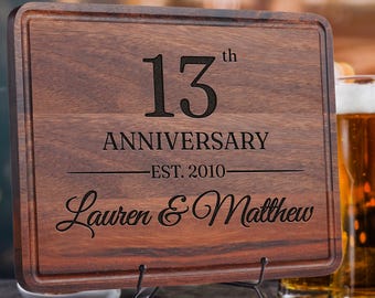 40th Anniversary Cutting Board, Anniversary Gift for Parents, Personalized Anniversary, Anniversary Gift for Her, Anniversary Gift for Him