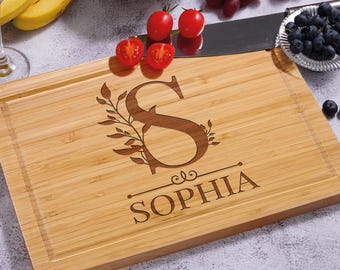 Engraved Wood Cutting Board, Personalized Wedding Gift, Custom Engraved Cutting Board Anniversary gift, Wedding Gift for Couple