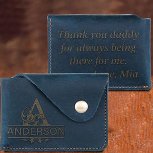 Cartera pequeña minimalista para mujer • carteras para mujer • regalos personalizados para ella