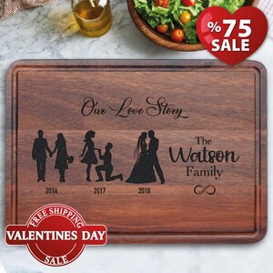 Charcuterie Board Personalized | Gift for Couple | Custom Wedding Gift | Engagement Gift | Bridal Shower Gift | Cutting Board