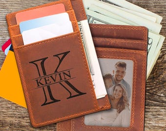 Customized Business Card Holder, Personalized Business Card Holder, Monogrammed Business Card Holder, Business Card Case, Gift for Him