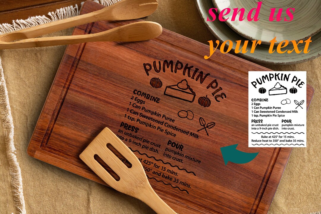 Custom Handwritten Cutting Board Gift for Christmas, Stocking Stuffers for Her, Friend Christmas