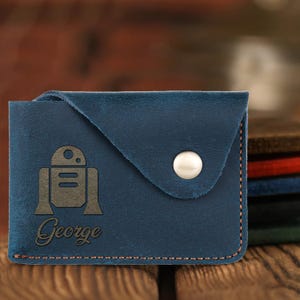 Patrón de tarjetero de cuero, billetera de cuero para licencia de conducir, estuche para tarjetas de crédito, billetera de cuero minimalista, tarjetero