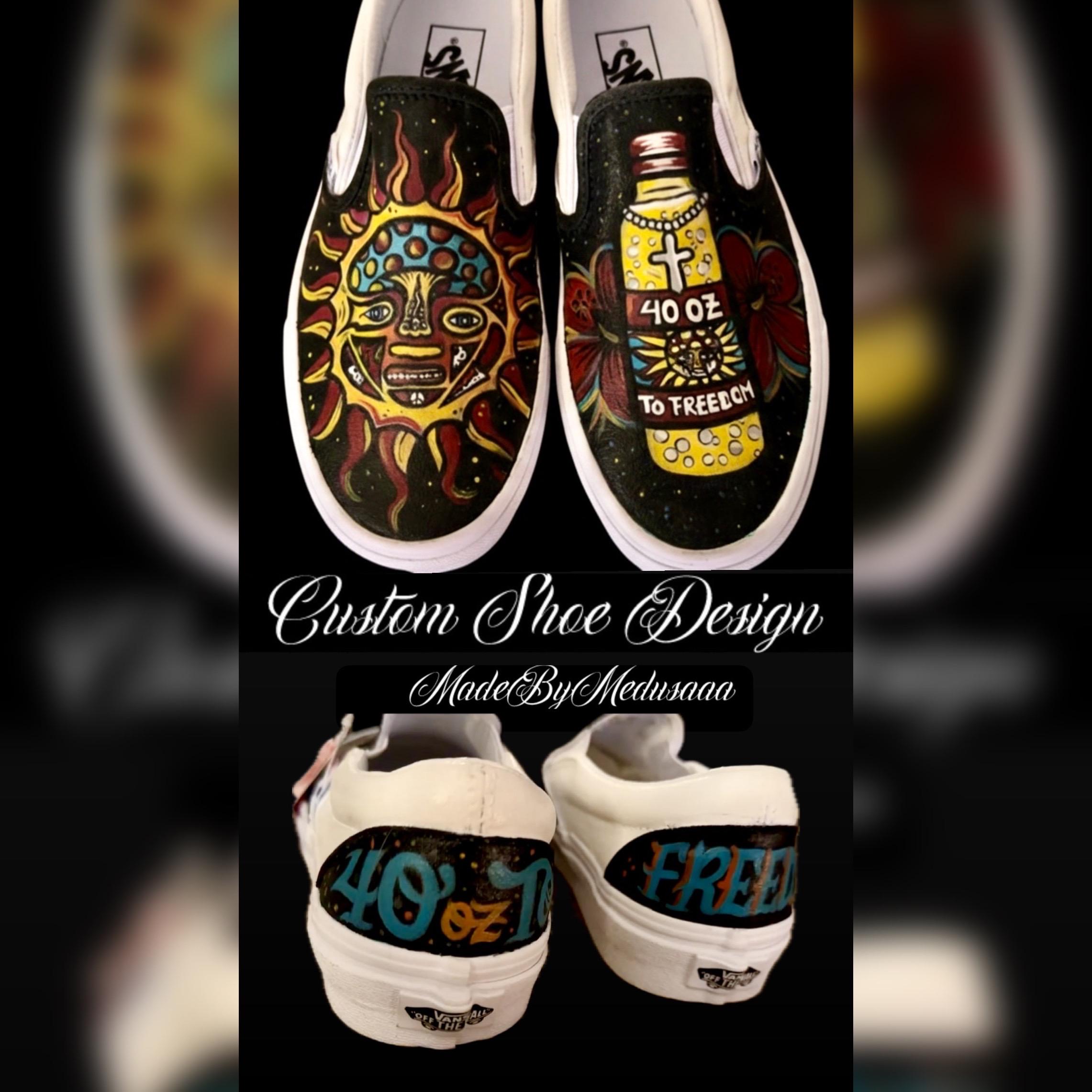 Custom Shoes— Hand-painted • Personalized • Custom Designs / Characters ...