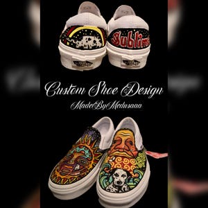 Custom Shoes— Hand-Painted • Personalized • Custom Designs / Characters / Patterns •