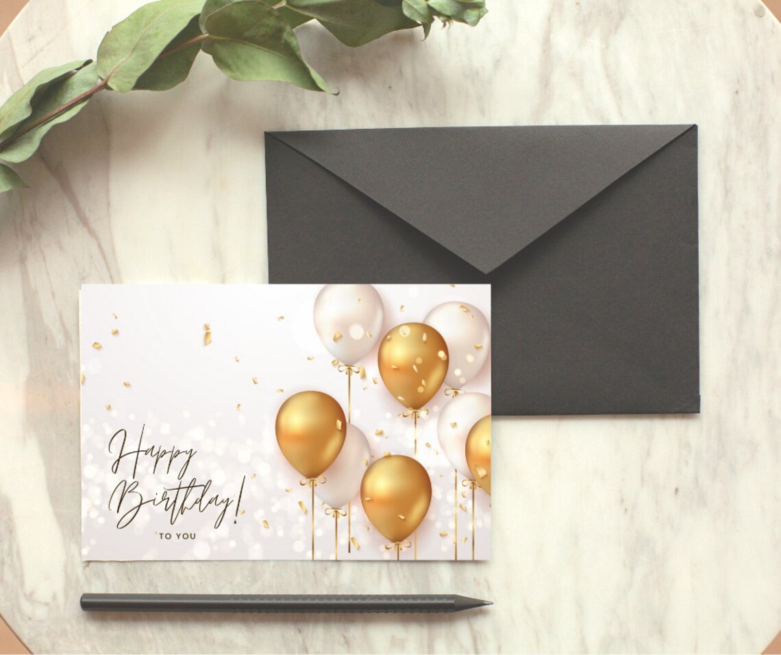 Editable Birthday Card Printable Birthday Card Birthday - Etsy