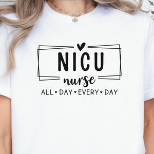 NICU Nurse T-Shirt , Neonatal Nurse Gift Tee , NICU RN Graduation Shirt , Nurse Appreciation Gift, New Nurse Shirt , Nursing T-Shirt