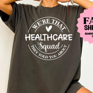 Pflege Squad Shirt, Pflegemutter Shirt, Arzt Geschenk, Krankenschwester Geschenk, Medizinisches Personal Shirt, passendes medizinisches Hemd, medizinisches Geschenk