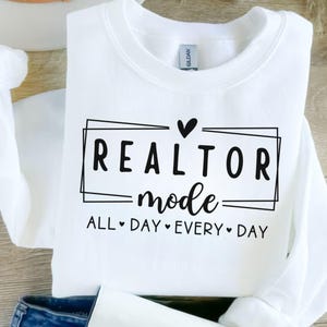 Realtor Sweatshirt, Real Estate Agent Crewneck, Realtor Life Sweater, Realtor Appreciation Gift, Real Estate Varsity Sweatshirt, Realtor tee
