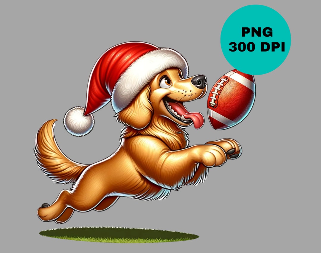 Dog Santa Hat Svg File Christmas Dog Svg Golden Retriever - Etsy