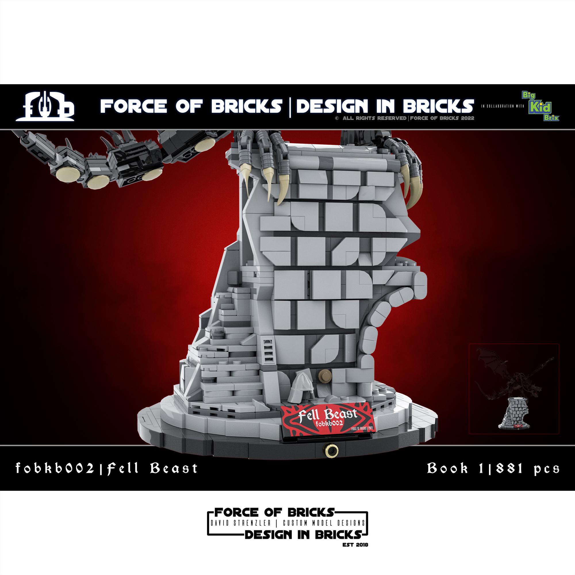 Fell Beast Dragon | Force of Bricks, Bigkidbrix | Custom Building